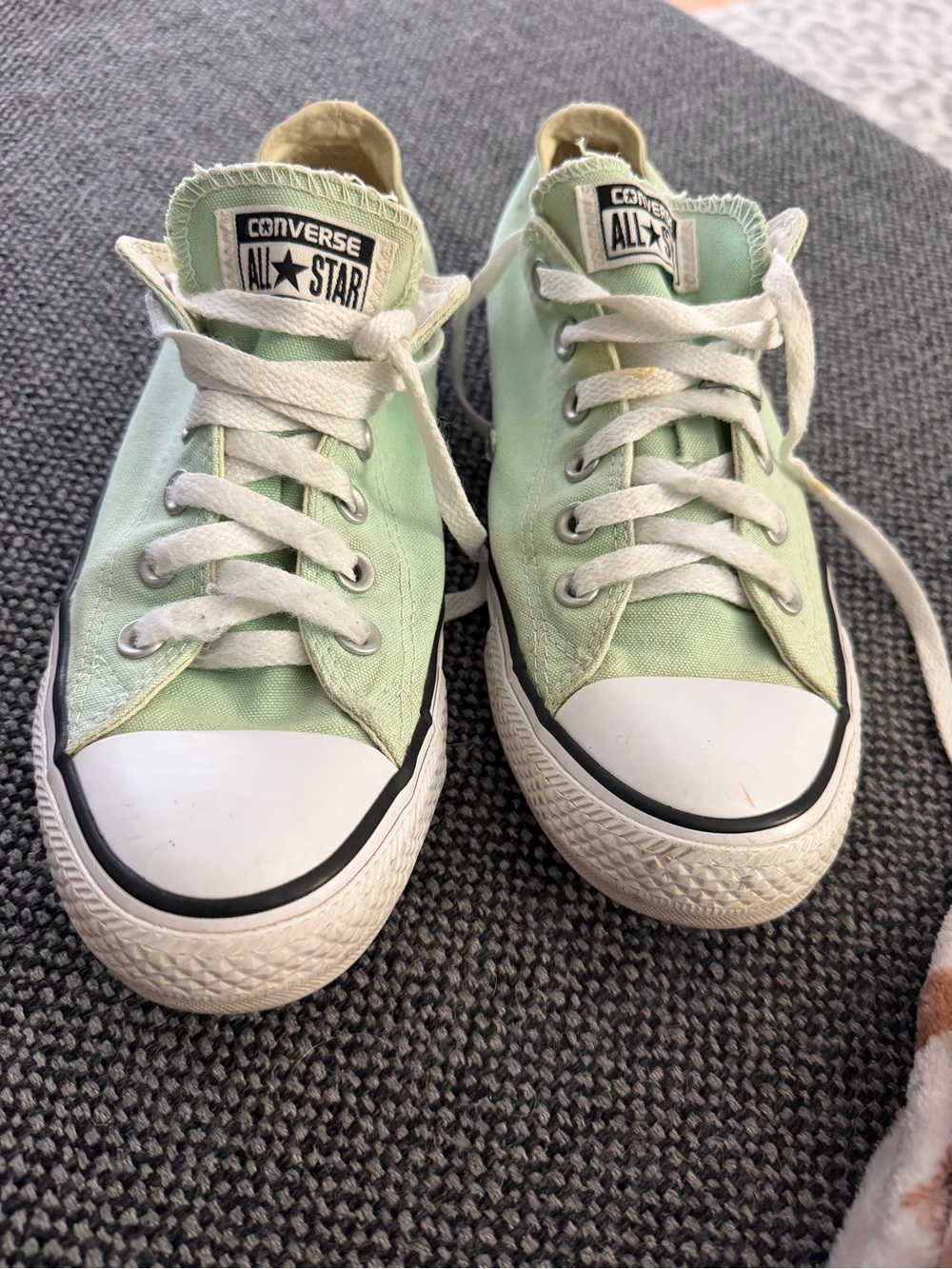 Converse All Star Mint Green White Kids Sneakers